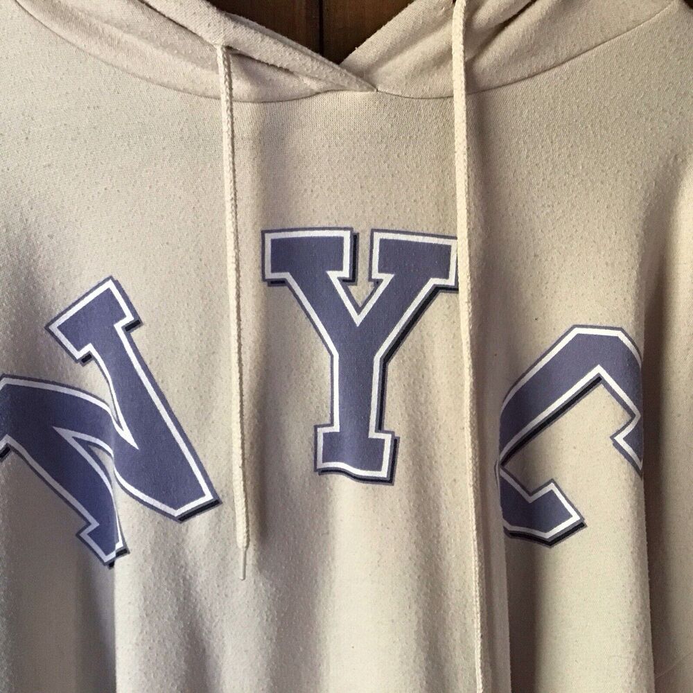 Public Library NYC Beige Hoodie Size XXL Long Sleeves New York City - Picture 2 of 5